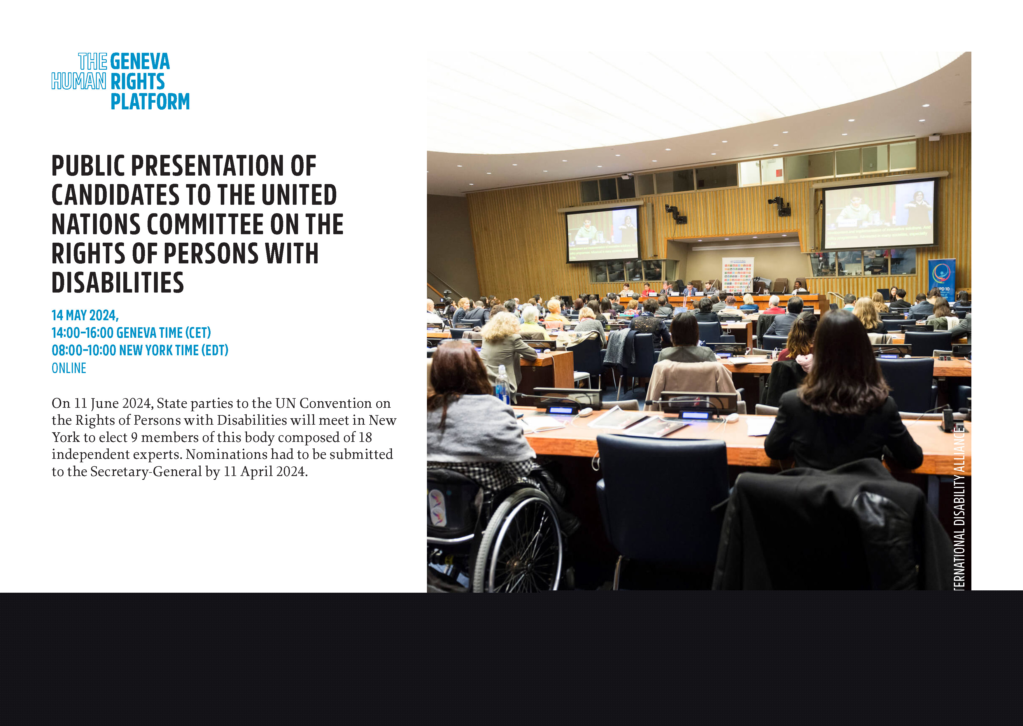Public presentation of candidates to the United Nations Committee on ...