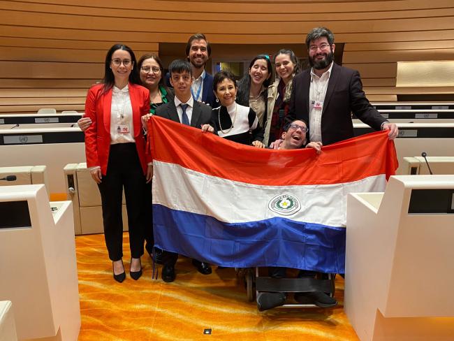 Paraguay team at the CRPD 29th Session