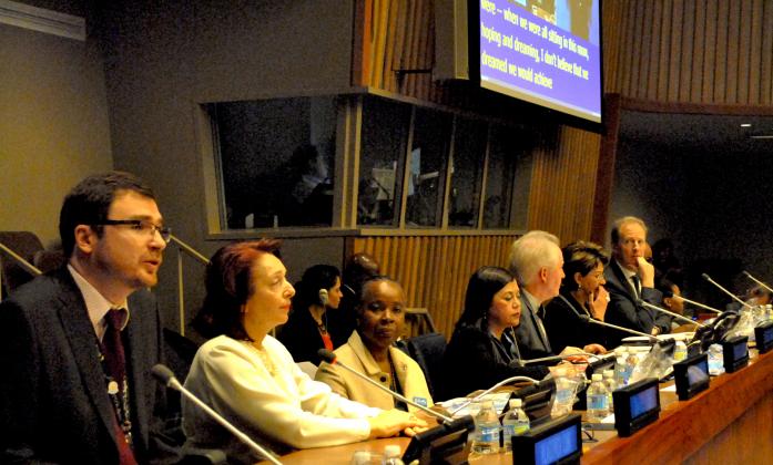 Vladimir Cuk speaking at the International Day 2016 Celebrations at the UN