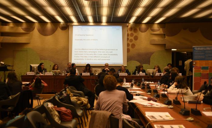 "Media and persons with disabilities", Side Event, Social Forum 2016