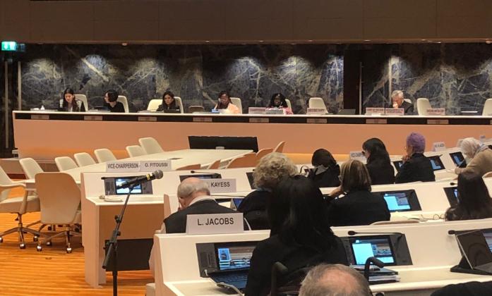 Photo of the closing session of the 30th CRPD committee