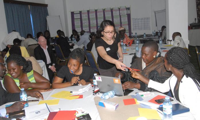 Participants at the BRIDGE CRPD SDG training in Uganda