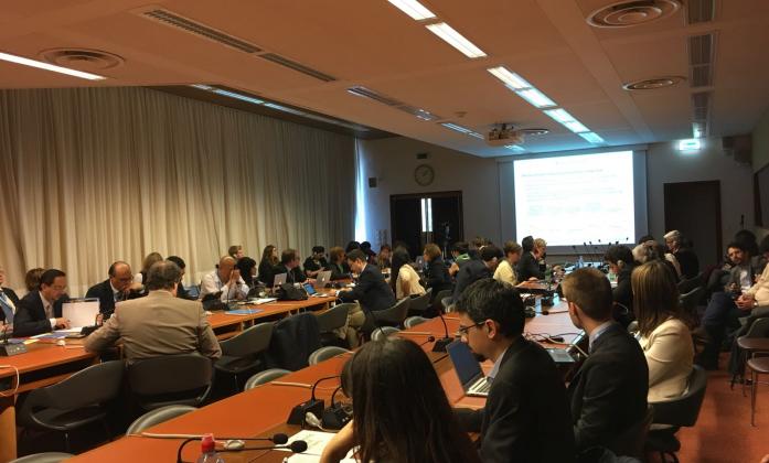 Meeting room for side-event titled: Skills development and economic empowerment: Towards inclusive, sustainable development for all