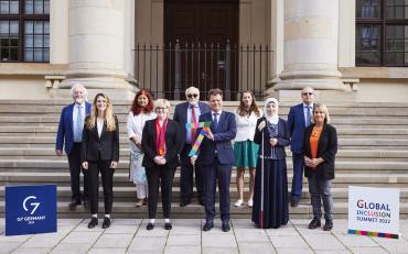 Delegation at the G7 Global Inclusion Summit 2022