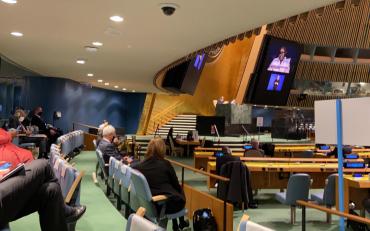 Photo of CoSP 13 opening at UNGA