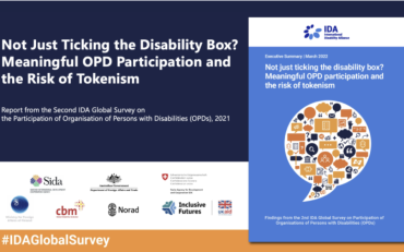 Report of the 2nd IDA Global Survey on Participation of Organisations of Persons with Disabilities (OPDs)