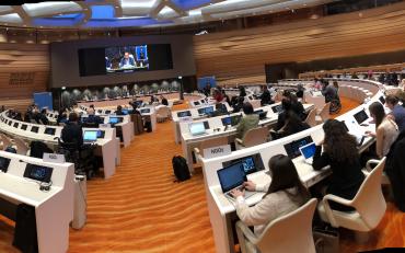Room XVII during the opening of the 19th CRPD Committee session in Geneva, 2018