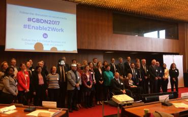 Global Business and Disability Network members' group photo