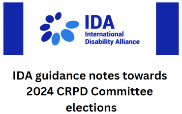 IDA guidance notes towards 2024 CRPD Committee elections