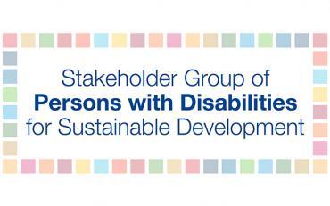 logo: Stakeholder Group of Persons with Disabilities for sustainable development