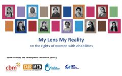 The portraits of the women from the exhibition "My Lens My Reality - on the rights of women with disabilities". Organized by the Swiss Disability and Development Consortium (SDDC), CBM, FAIRMED, HI and IDA.